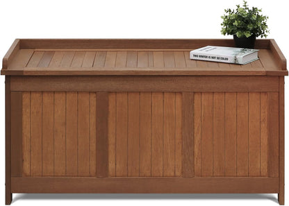 Furinno FG19749 Tioman Outdoor Hardwood Storage Box, Natural