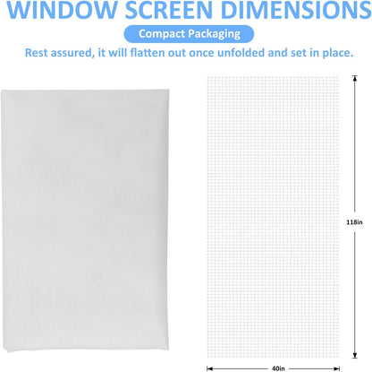 Magnetic Screen Door - Self Sealing, Heavy Duty, Hands Free Mesh Partition Keeps Bugs Out Let Breeze in- Pet and Kid Friendly - Keep Open Feature (Black, Fit Door Size 38 x 82 Inch)