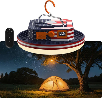 4000LM Flashlight Portable LED Camping Lantern Light 30W with Digital Display and Magnet , IPX5 Waterproof Tent Lights Light for Parents Christmas Gift