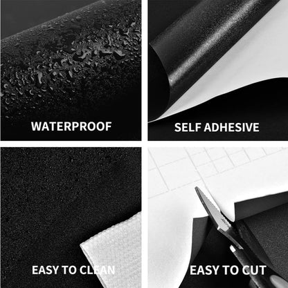 17.51in x400in White Wallpaper Peel and Stick Removable Modern White Contact Paper Self Adhesive Textured Decorative Wall Covering Bathroom Kitchen Cabinet Upgrade Thicker