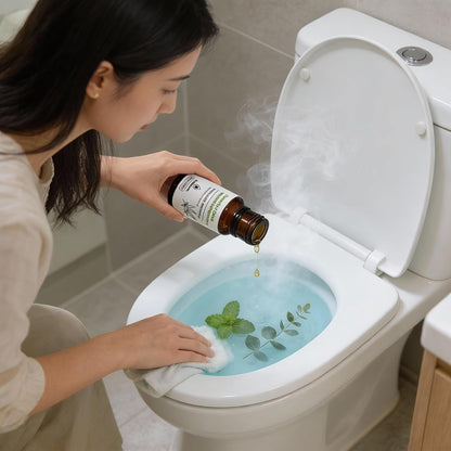 Deodorizing Essential Oil Blend,Essential Oil Toilet Spray Drops Bathroom Odor Eliminator Spray Alternative Toilet Deodorizer Trash Can Deodorizer Before You Go Plant-Based 6-Pack (10 ml Each)