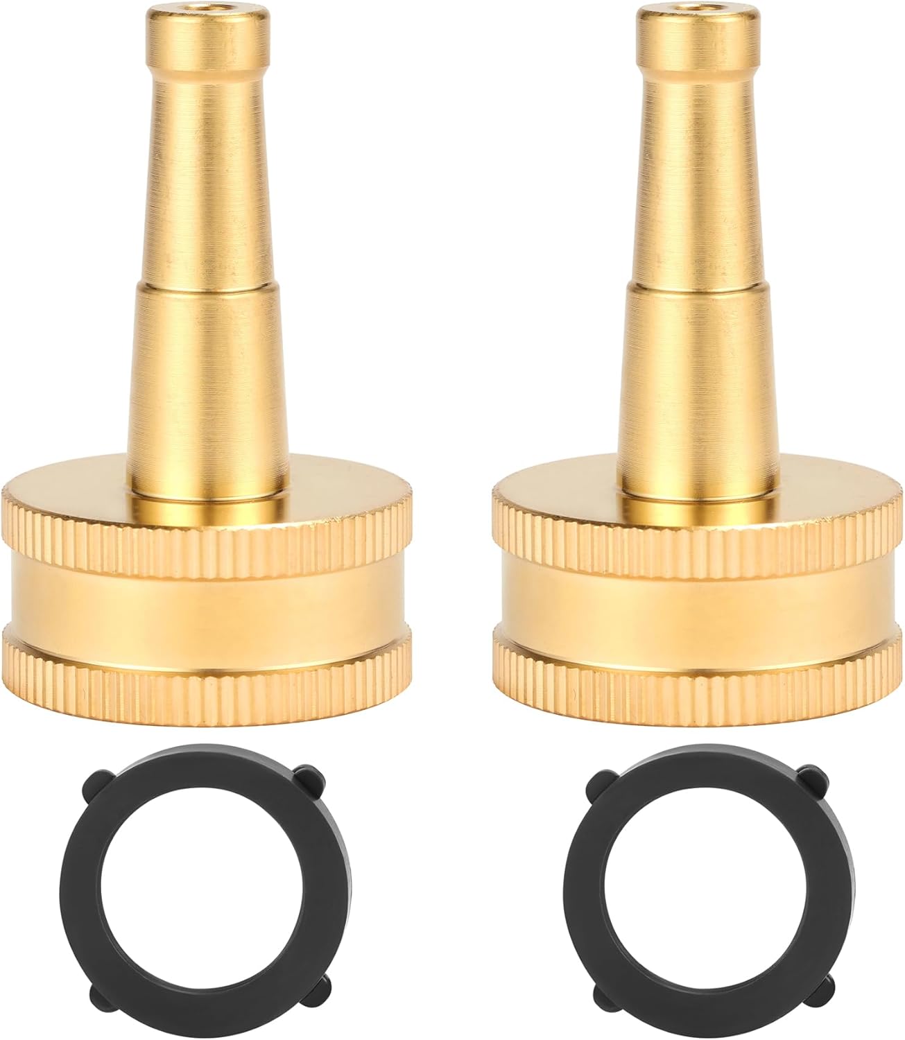 Heavy-Duty Brass Hose Nozzle, Adjustable Twist Hose Nozzle, Jet Sweeper Nozzle, Garden Sprayer