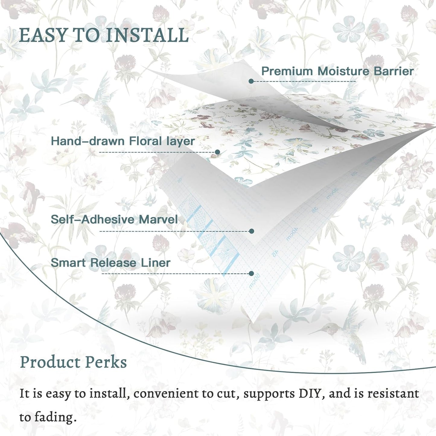 Heroad Boho Peel and Stick Wallpaper Beige Renter Friendly Wall Paper Peel and Stick Modern Contact Paper Neutral Geometric Wallpaper for Bedroom Bathroom Cabinets Decor Vinyl Waterproof 17.3"x78.7"