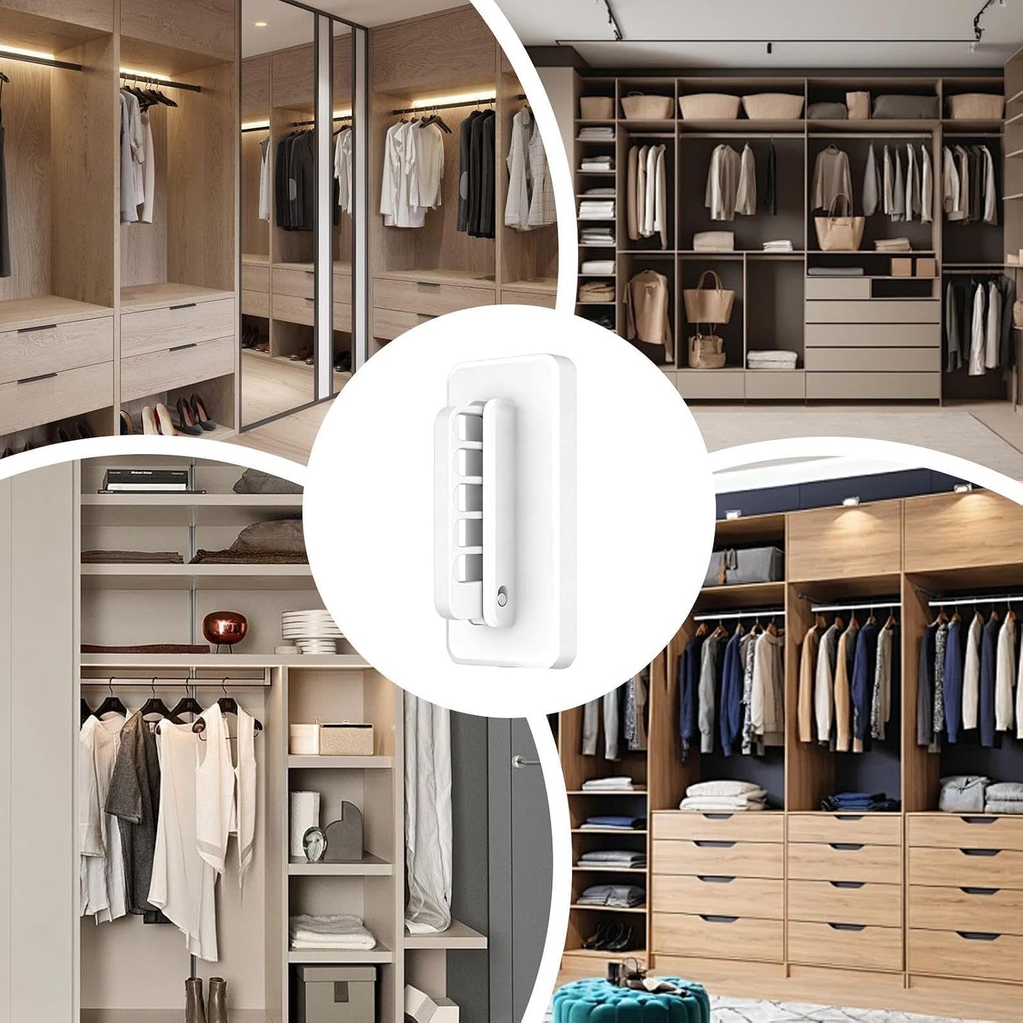 Wall Clothes Drying Rack Folding Wall Coats Hanger | Clothing Drying Hanger Rack for Laundry Bathroom Shower Balcony Apartment Dormitory College Closet Wardrobe