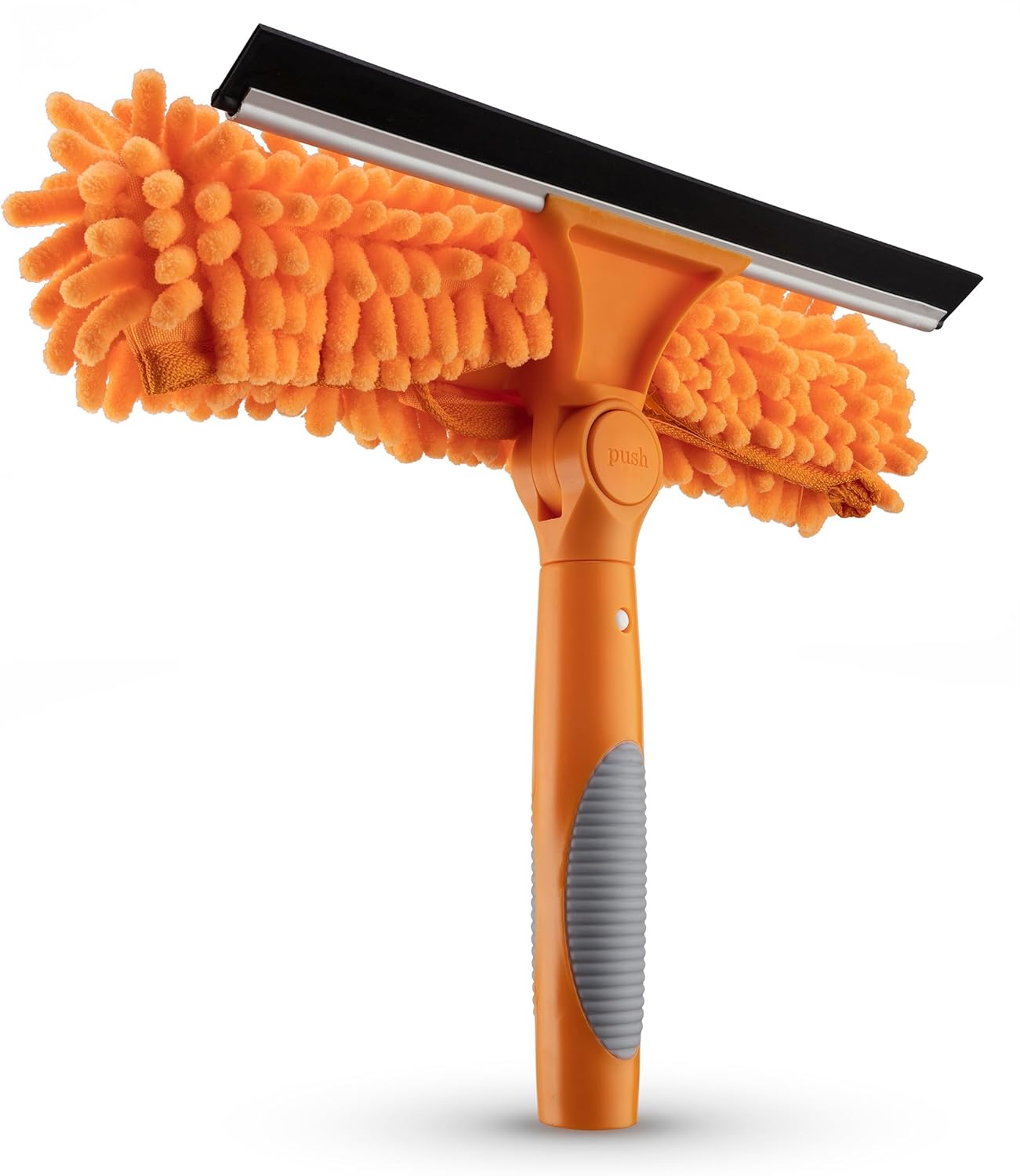 1.5-3 Window Squeegee for Home with Extension Pole // Window Glass Cleaner Tool for Window Cleaning // Car Squeegee for Window Cleaning // Best Tool to Clean Windows Outdoor and Indoor