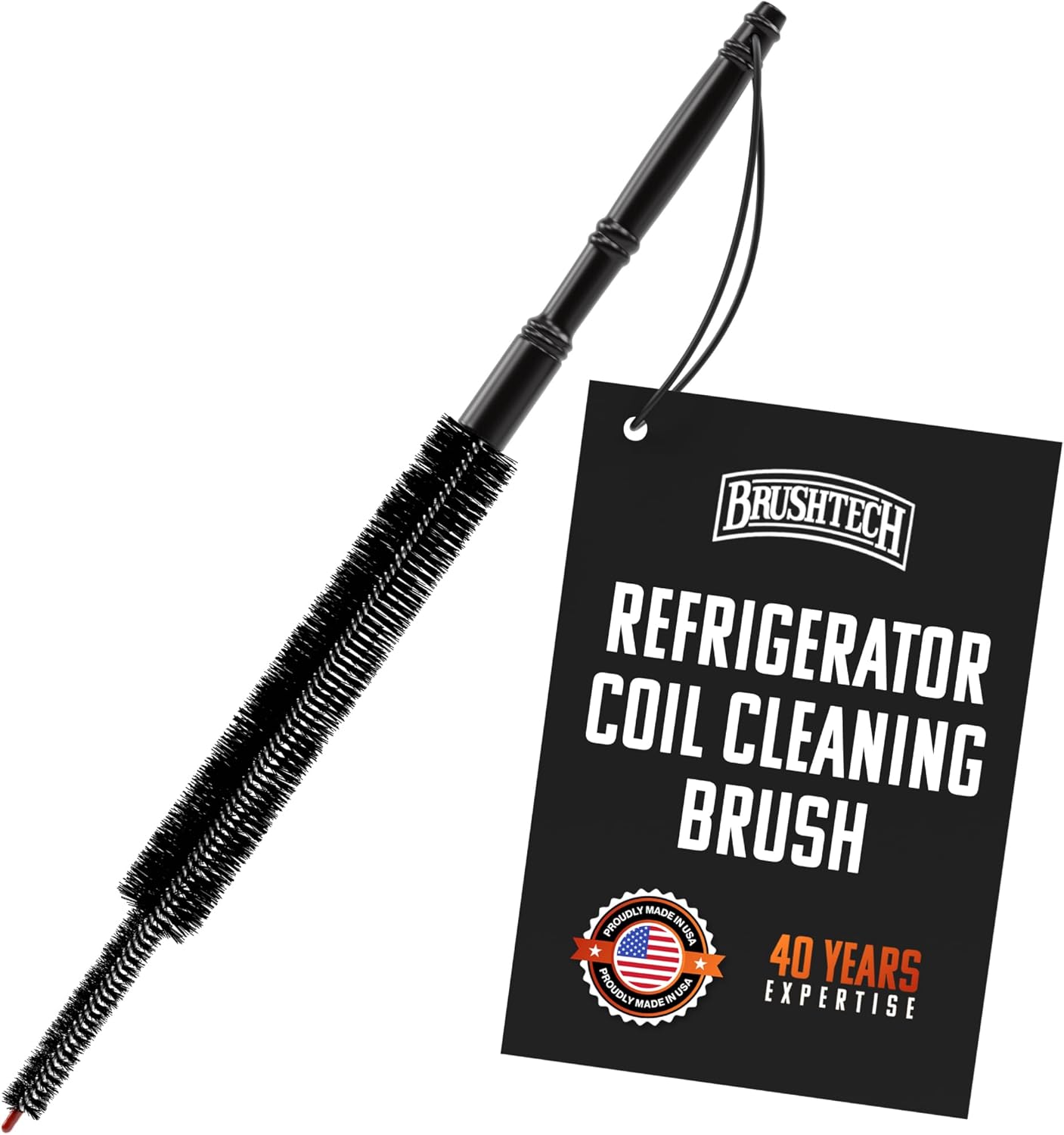 BRUSHTECH – Brushtech Refrigerator Coil Cleaning Brush - Black