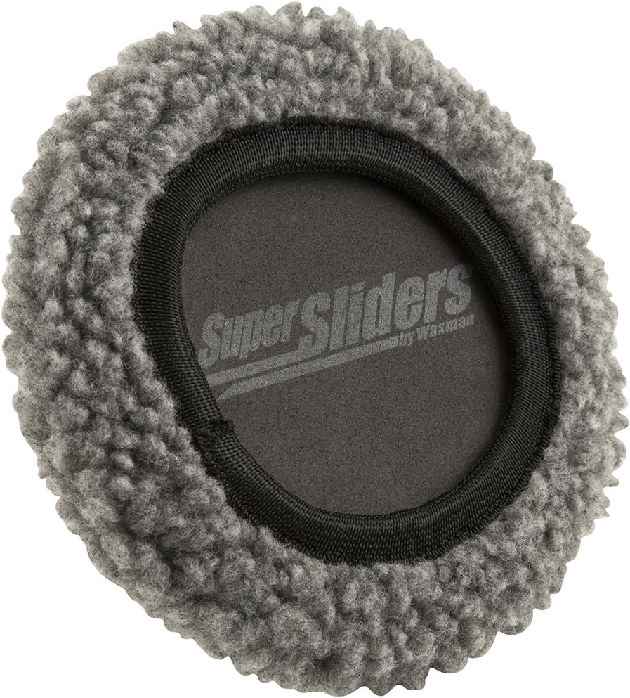 Super Sliders 3 1/2" Reusable 2-in-1 Furniture Carpet Sliders with Hardwood Socks to Slide Items Easily without Damage Across Any Surface, Beige (4 Pieces)