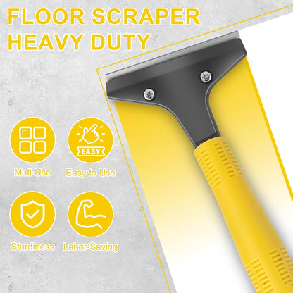 Razor Blade Scraper Tool with 15pcs Extra Blades, Multi-Surface Glass Stove Top Scraper for Paint, Window, Old Label, Decal Sticker, Ceramic Cooktops, Ovens