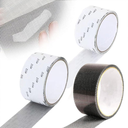 Benksaas Strong Adhesive Screen Repair Tape, 2025 Upgrade Screen Repair Kit Window Screen Repair Tape, Household Self-Adhesive Screen Tape Mesh Window Repair Patch for Doors, Windows (3 Colors)