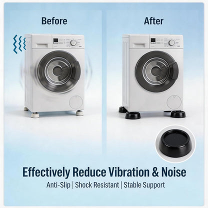 Washing Machine Anti Vibration Pads, Washer Anti Vibration Pads Reduce Noise and Floor Damage, Anti Vibration Pads for Washing Machine in Apartment, Dorm Home