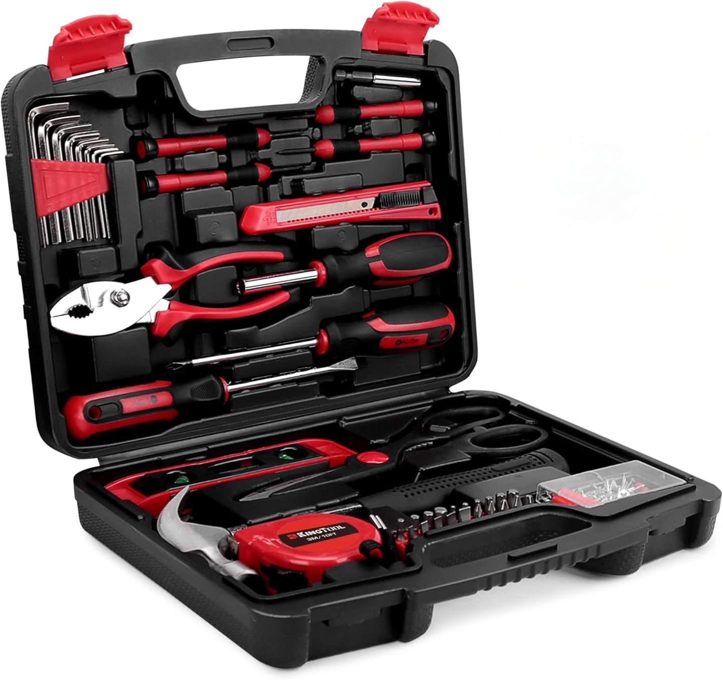 KingTool 325 Piece Home Repair Tool Kit, General Home/Auto Repair Tool Set, Toolbox Storage Case with Drawer, General Household Tool Kit - Perfect for Homeowner, Diyer, Handyman