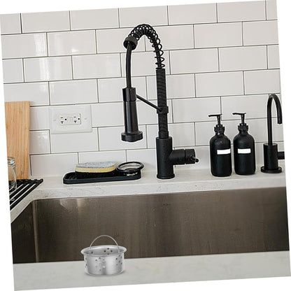 ORFOFE 3Pcs Stainless Steel Sink Strainer Basket Deep Cup Mesh Food Catcher for Kitchen Sinks Durable Drain Filter Versatile Use Kitchen and Bathroom