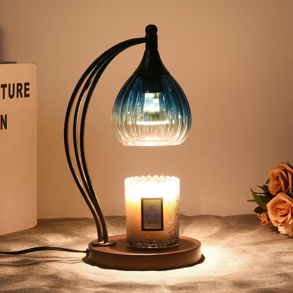 Candle Warmer Lamp with Timer Dimmer - Electric Light Wax Warmer for Jar Candles - Lamp with 2 Bulbs, Unique Birthday Gifts for Women Mom House Warming Gifts New Home Decor