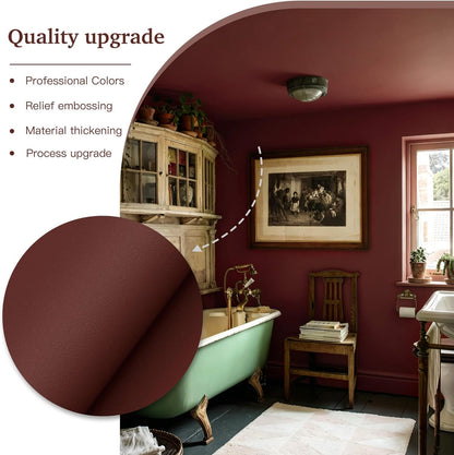 Dimoon 17.7''x118'' Peel and Stick Wallpaper White Contact Paper for New Environmentally Friendly Materials Thickening Upgrade Embossed Renter Friendly Wall Paper Modern Vinyl Wrap Countertop Bedroom
