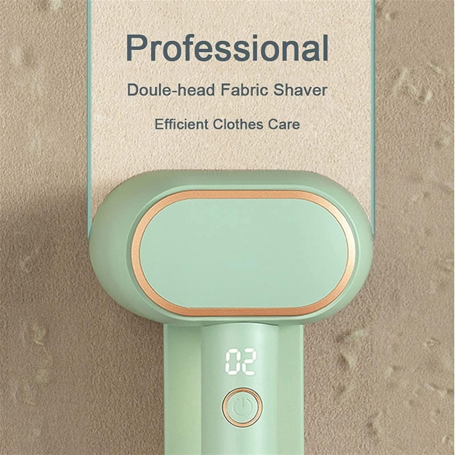 Fabric Shaver Professional Electric Lint Remover Dual-Head Fabric Shaver 3 Speeds, Rechargeable Sweater Couch Fabric Lint Pill Shaver for Clothes, Furniture, Carpet