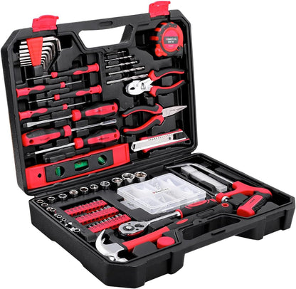 KingTool 325 Piece Home Repair Tool Kit, General Home/Auto Repair Tool Set, Toolbox Storage Case with Drawer, General Household Tool Kit - Perfect for Homeowner, Diyer, Handyman