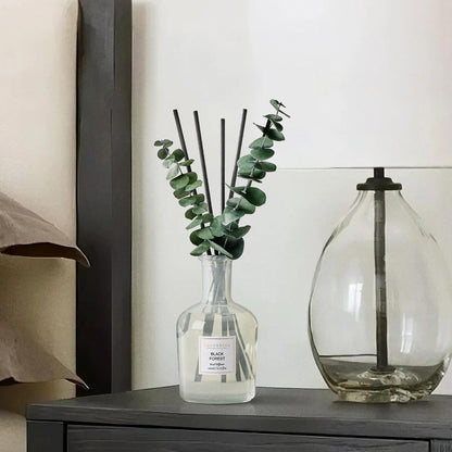 COCORRÍNA Wild Mint & Eucalyptus Reed Diffuser – 6.76 oz Essential Oil with 8 Reeds & Real Eucalyptus Sticks, Home Fragrance for Bedroom or Bathroom Décor