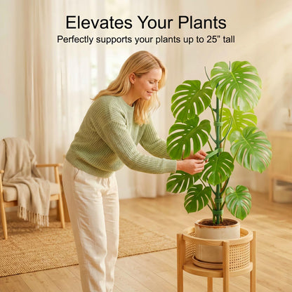 20-Pack Monstera Plant Support Stakes - Stackable Sticks | 25" Tall Trellis Garden Poles for Climbing Plants