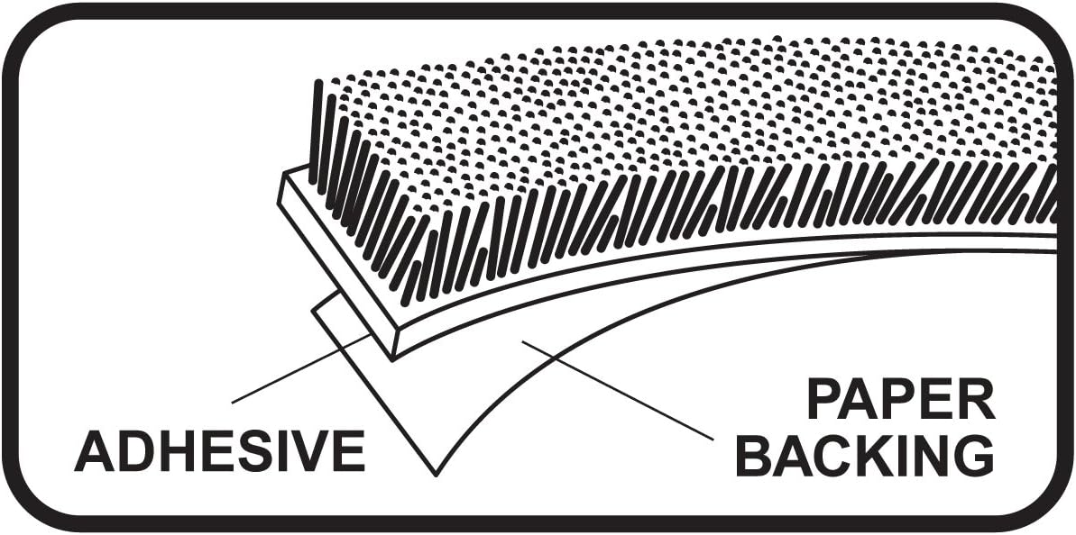 M-D Building Products, Gray 04267 M-D Epdm Adhesive Weather-Strip, 1/4 in W X 17 Ft L X 7/32 in H, 1 Pack