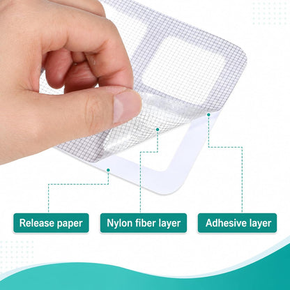 30PCS Window Screen Patches Repair Kit, Mesh Patches (4 Inch) | Self-Adhesive Mesh Patch Repair Kit, Tent Repair Patches, Outdoor Tent Patch Kits, Portable Screen Tape for Window, Camping
