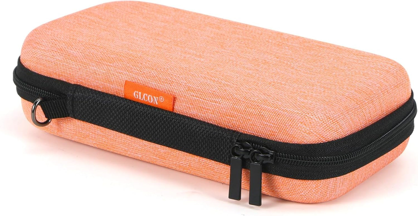 Portable Protection Hard EVA Case for External Battery, Cell Phone, GPS, Hard Drive, USB/Charging Cable, Small Carrying Bag Mesh Inner Pocket, Zipper Enclosure, Universal Travel Pouch Bag