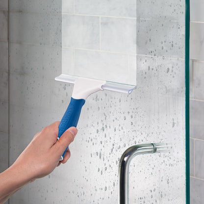 Unger 12” Glass & Surface Squeegee – Multipurpose Rubber Blade Squeegee for Shower Glass, Window Cleaning, Professional Grade Cleaning Tool for the Home