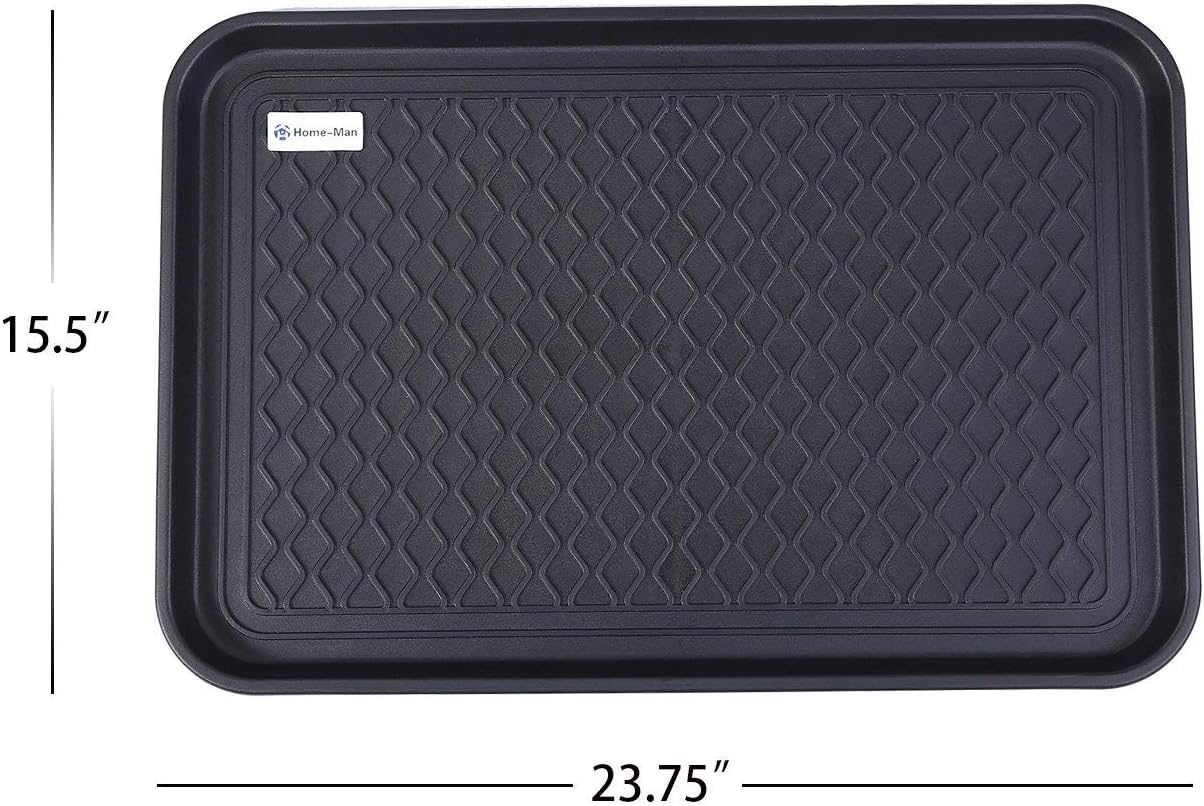 Multi-Purpose Boot Tray Mat,Shoe Tray Mat,Pet Bowl Tray,Waterproof Trays for Indoor and Outdoor Floor Protection,24" x 15"/Medium …