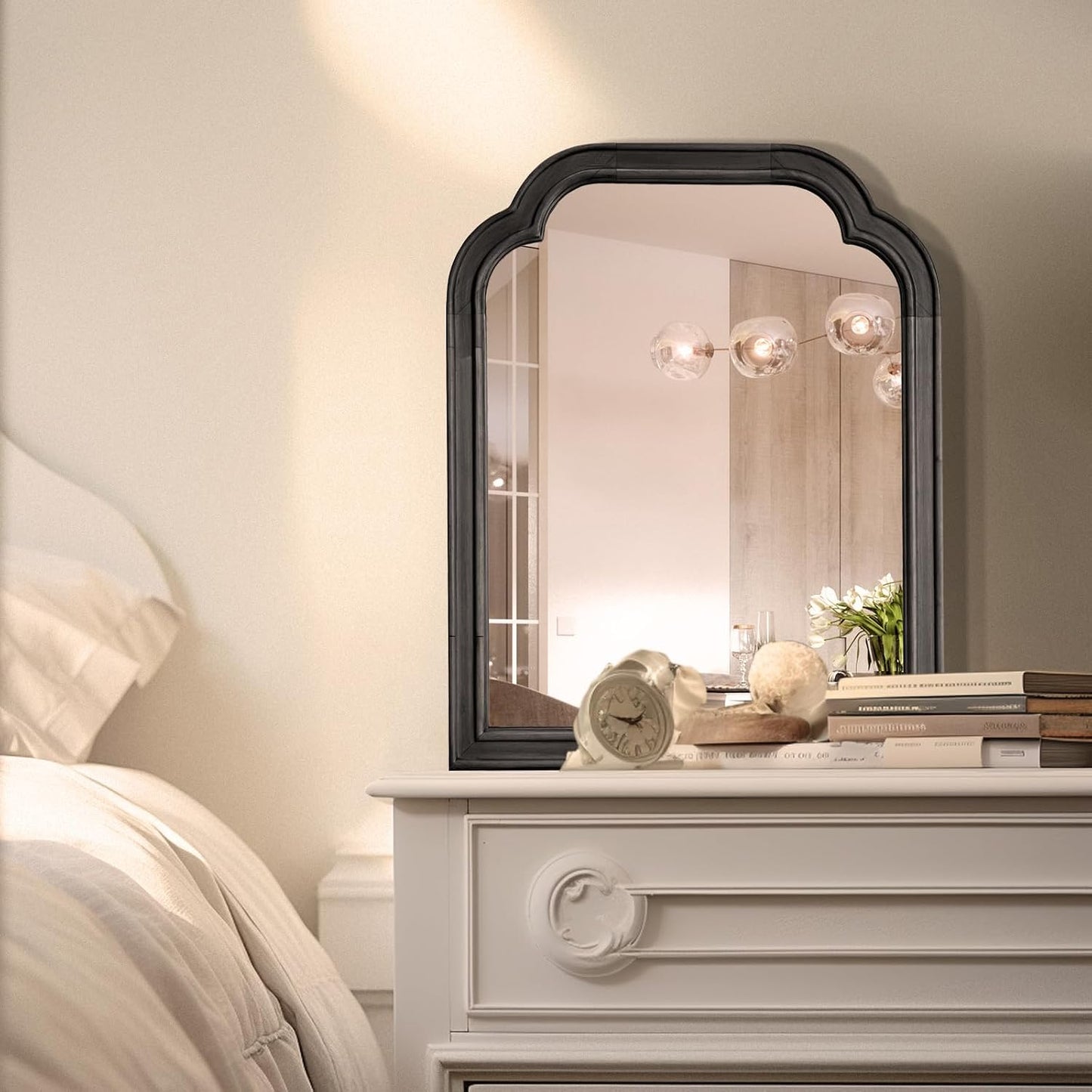 WallBeyond Full Length Mirror Wall Mounted 65"x22", Rustic Wooden Frame Floor Mirror, Large Full Body Mirror for Bedroom, Leaning or Hanging Against Wall, Natural