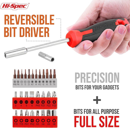 Hi-Spec Tool Kit Yellow 20pc. Small Tool Kit for Home DIY & Office Repairs. Compact and Lightweight Essential Tools in a Portable Book-Sized case.