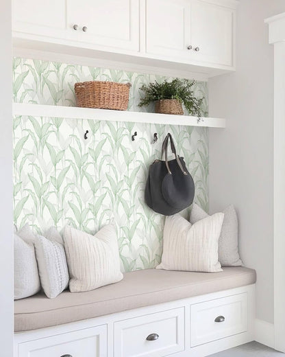 Heroad Boho Peel and Stick Wallpaper Beige Renter Friendly Wall Paper Peel and Stick Modern Contact Paper Neutral Geometric Wallpaper for Bedroom Bathroom Cabinets Decor Vinyl Waterproof 17.3"x78.7"