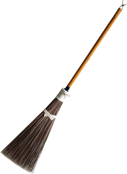 Coconut Broom - 55 Inches Length, Heavy Duty Broom for Sweeping Patio, Garden, House, Garage and Other Outdoor Spaces.
