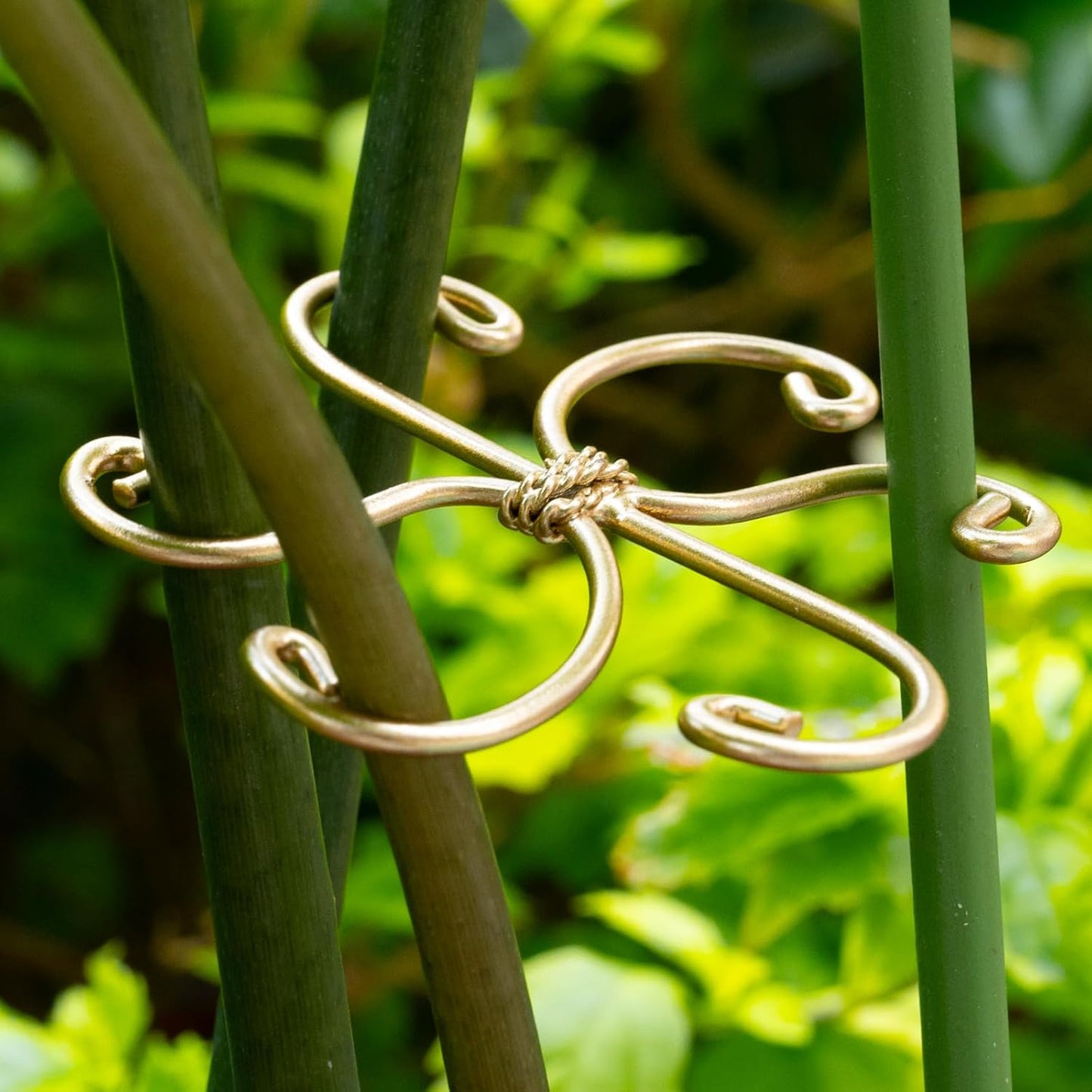 5PCS Monstera Plant Stem Support Stakes - 5.5 * 5.5IN Metal Supports for Monstera and Fishbone Cactus, Sturdy Frame, Easy Installation, Flexible Protection for Healthy Growth Indoors