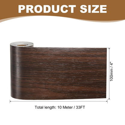PATIKIL Self Adhesive Wood Grain Repair Tape 33'x 3", Multi-Use Realistic Wood Grain Repair Patch for Furniture Floor Door Table Chair Windows Handicraft DIY, Yellow Teak