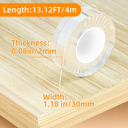 Corner Protectors Baby Proofing,2 in x 6.6ft Clear Edge Protector Strip,Furniture Corner Guards,Cabinets,Tables and Window Sill Sharp Corner Safety Bumpers