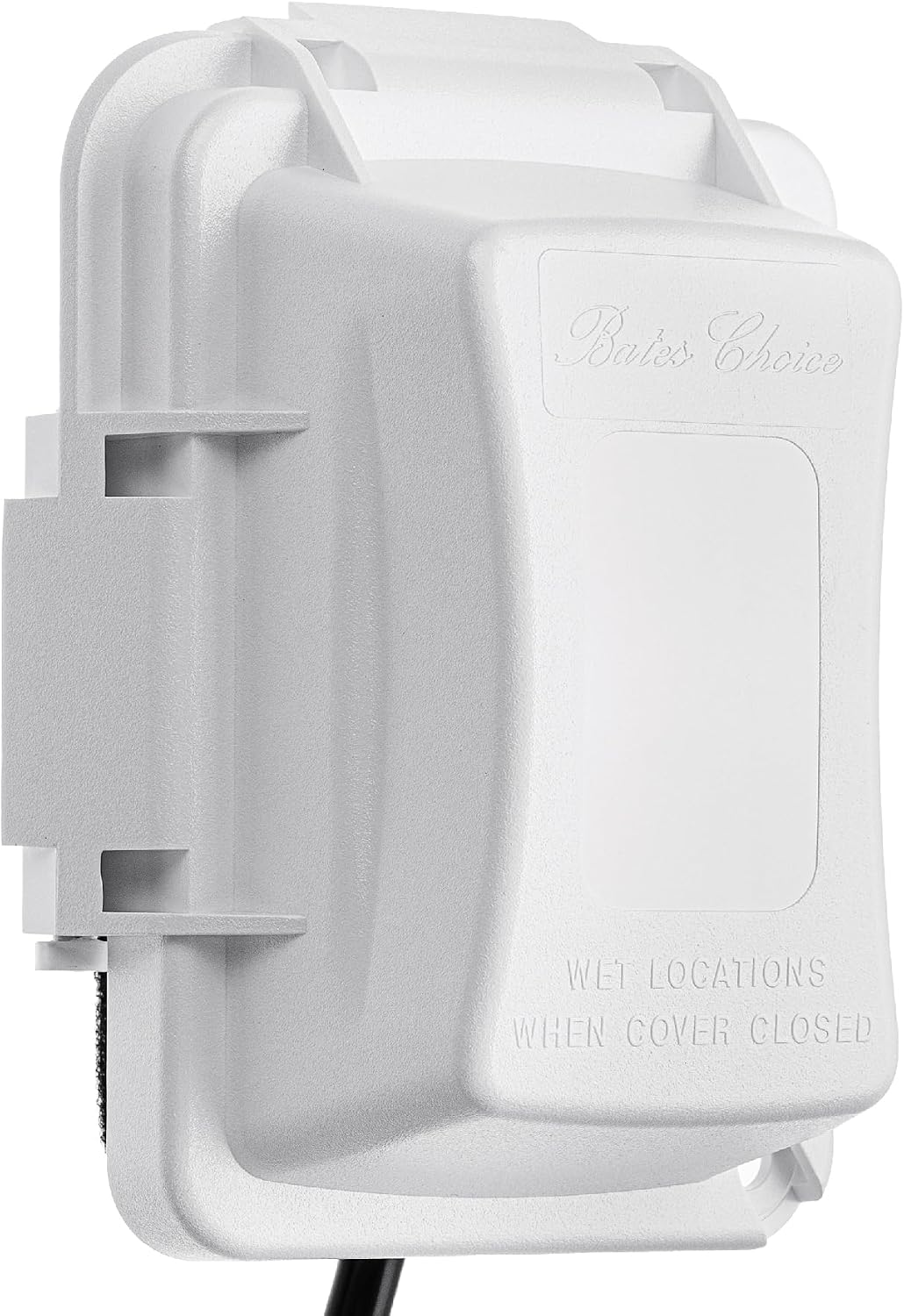 Bates- Weatherproof Electrical Outlet Cover, 1-Gang Outdoor Plug Cover | For Protection Against Rain Dust & Outdoor Use