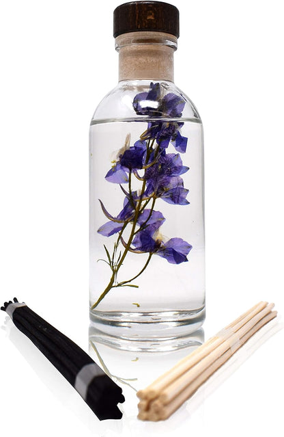 Urban Naturals Smoked Vanilla Reed Diffuser Set with Vanilla Bean, Sandalwood & Leather | Made in the USA - Colors A