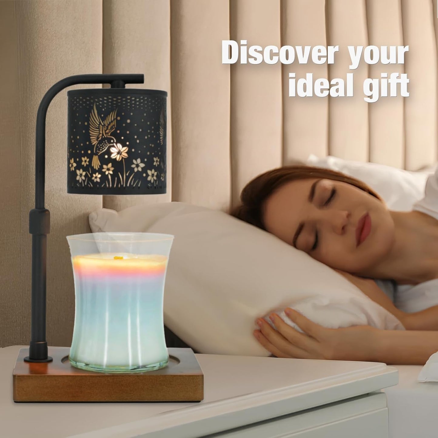 Eandisom Hummingbird Candle Warmer Lamp Timer - Birthday Gifts for Women