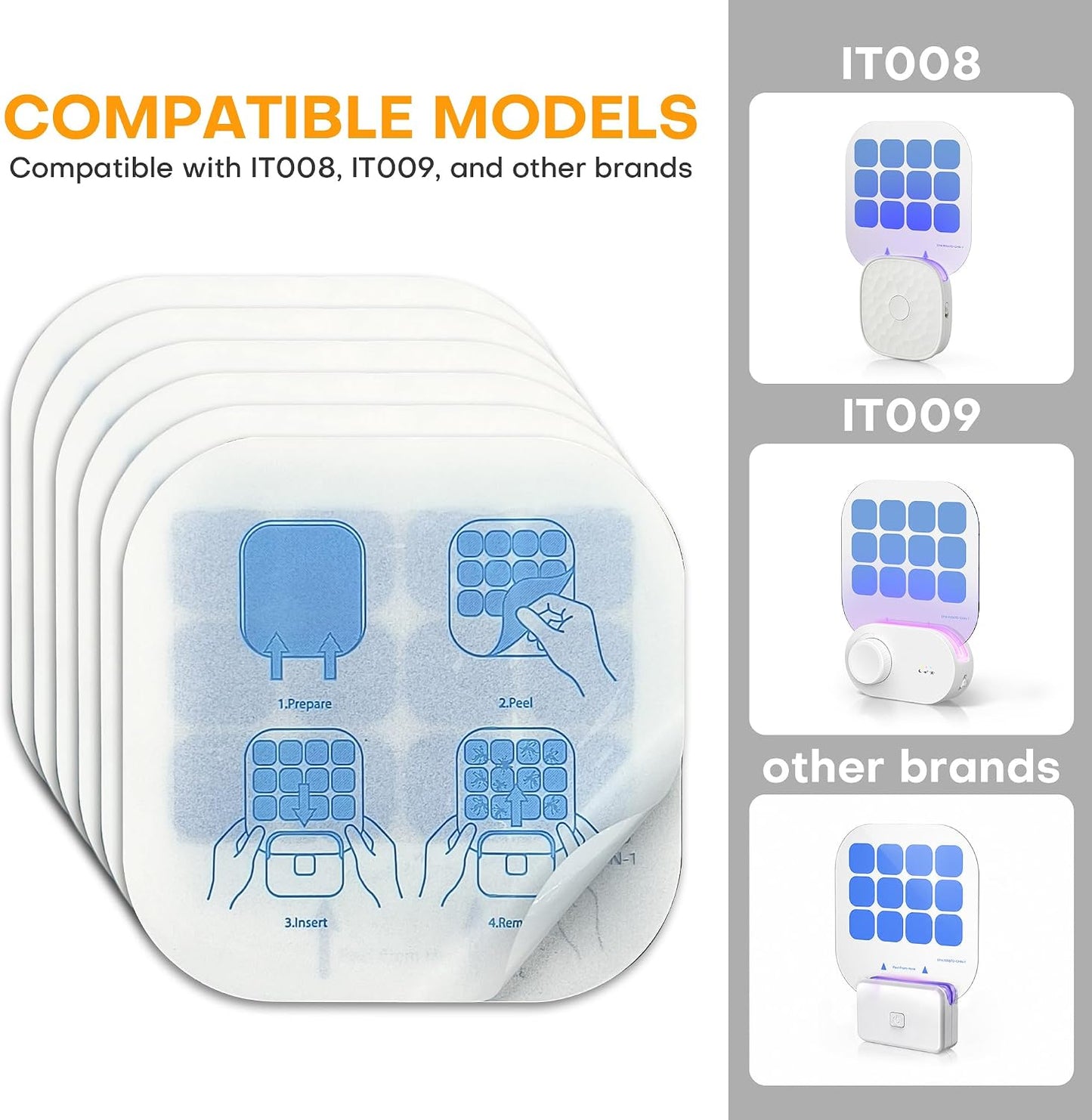 Fruit Fly Traps for Indoors Plug-in with Double-Sided Sticky Glue Cards | Flying Insect Trap for Fruit Flies, Gnats, Moths, Includes 3 Refills for House