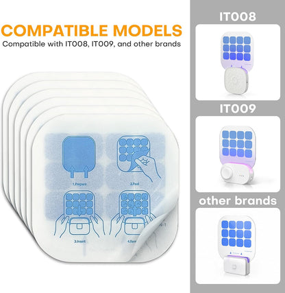 Fruit Fly Traps for Indoors Plug-in with Double-Sided Sticky Glue Cards | Flying Insect Trap for Fruit Flies, Gnats, Moths, Includes 3 Refills for House