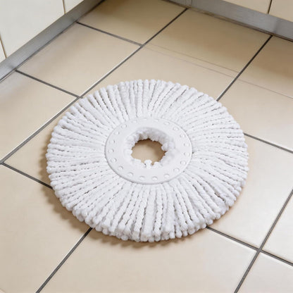 Spin Mop and Bucket System with180-Degree Rotating Head Telescopic Handle Dual Chamber Bucket Floor Cleaning Set with 3 Mop Refills Dual-Function Wringing Hand-Press and Foot-Pedal