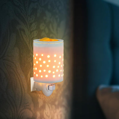 Bobolyn Wax Melt Warmer with Timer Ceramic Electric Candle Warmer Lamp with Timer and Dimmer for Scented Melts Wax Burner Fragrance Wax Melter for Home Office Bedroom Decor Gift for Mom Women