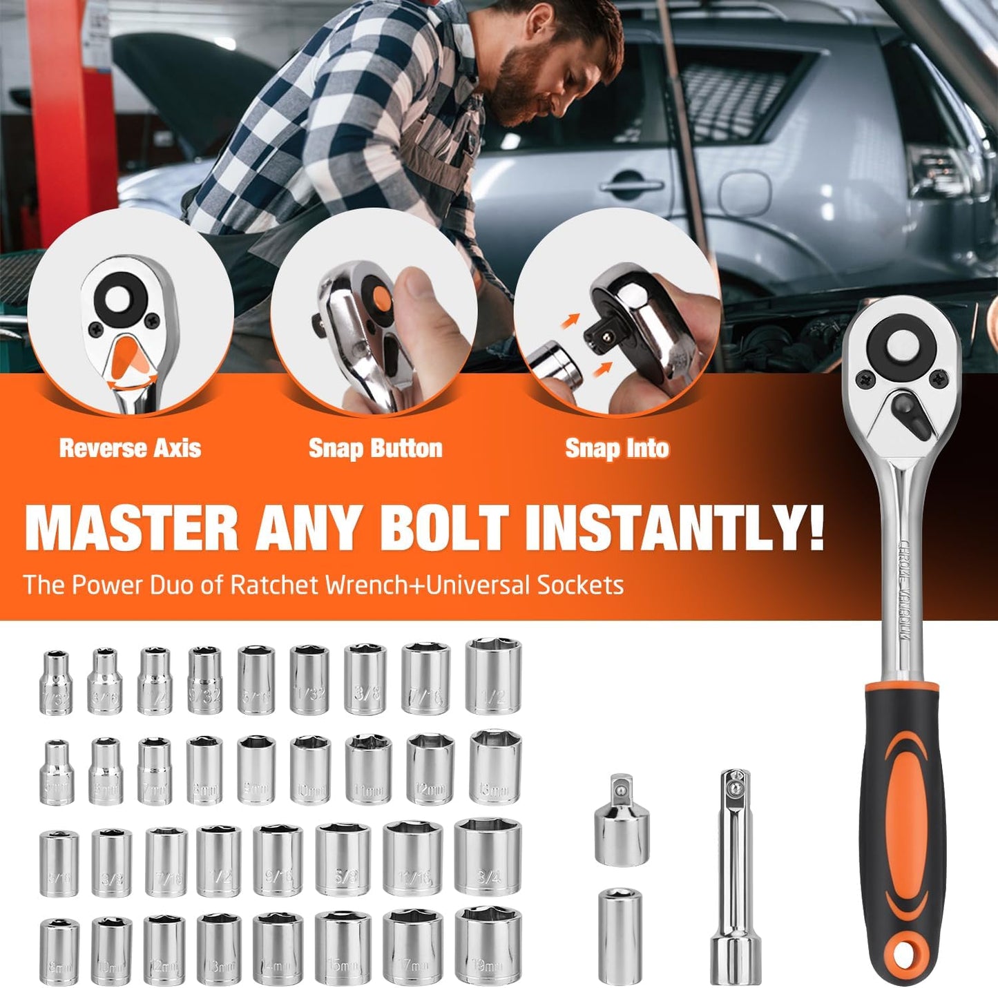 248-Piece Tool Set - General Household Hand Tool Kit with Plastic Toolbox Storage Case for Men, Home Repair, DIY Projects