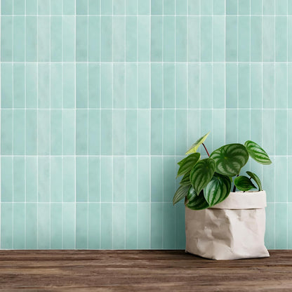 Peel and Stick Subway Backsplash Tiles, 5 Pack, 12 x 12 in, Almond | extra thick 3D wall panels, heat and water resistant wall panels, easy DIY kitchen, bathroom, laundry, fireplace wall décor