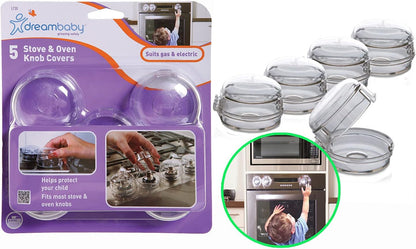 Dreambaby Stove & Oven Knob Safety Cover - Model L730A, 5 Count (Pack of 1)