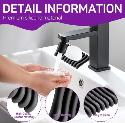 2 Pcs Self Draining Silicone Soap Holder - Waterfall Design Soap Dishes for Bathroom, Keeps Soap Bars Dry & Clean,White