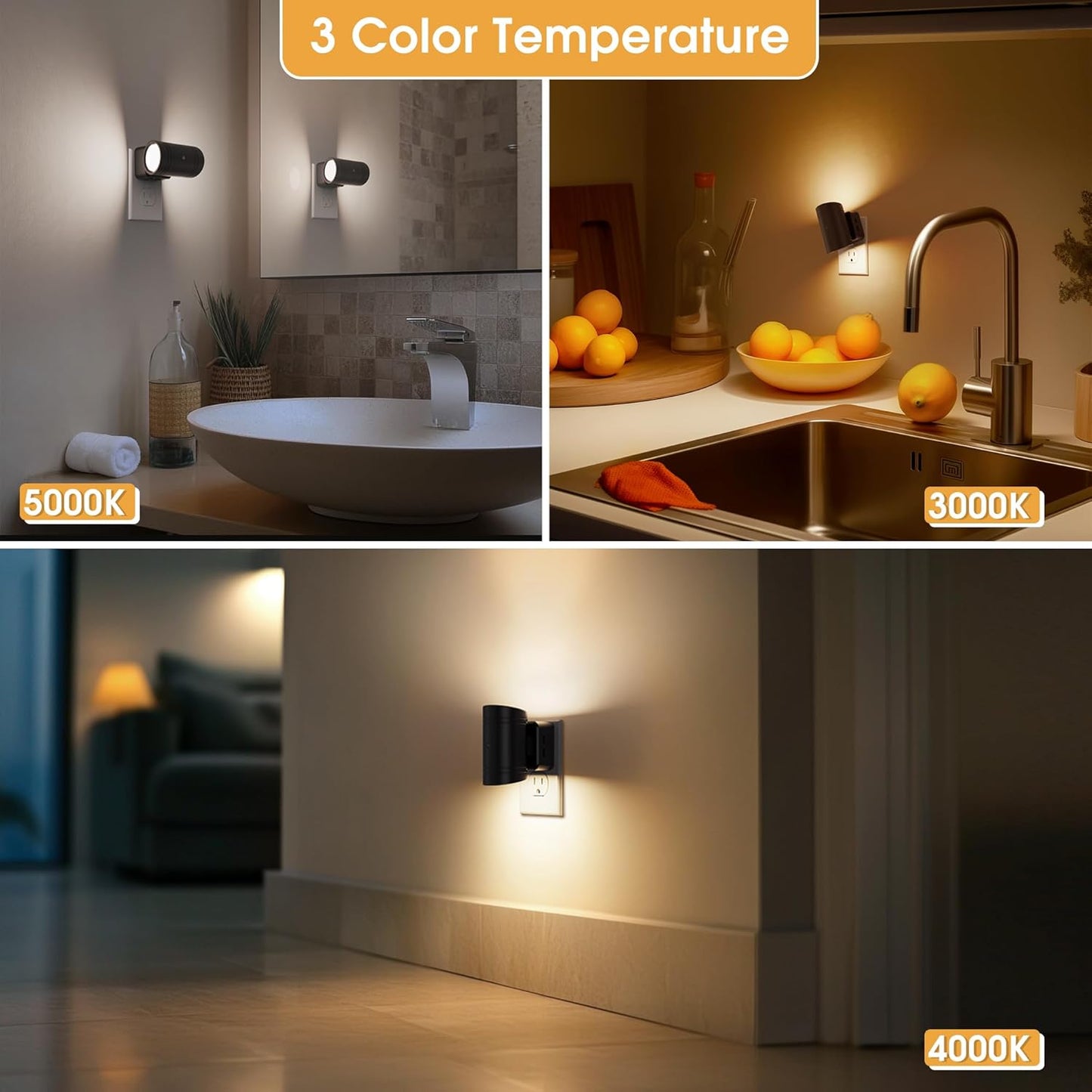Briignite Motion Sensor Night Light,2 Pack Motion Activated Plug in Night Lights, 0-100LM Dimmable Soft White 3000K, Motion Sensor Light Indoor for Bathroom Hallway Bedroom Stairway Kid Elderly Pet