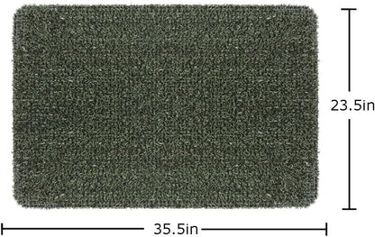 Clean Machine 10376913 Astroturf Dirt Trapper Doormat, 23.5" x 35.5", Flair Earth Taupe