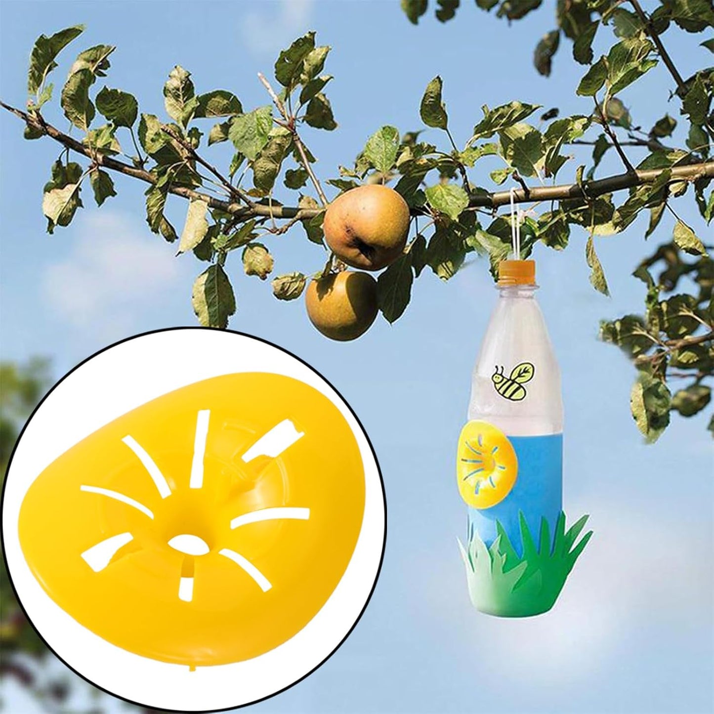 10/20 / 40Pcs Hanging Hornets Wasps Traps Beekeeping Tool Construction Suitable for Long Lastingly Garden Protective Attractive Wasps Trap