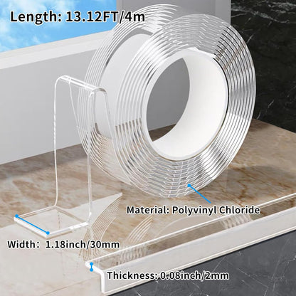 Edge Corner Protector Baby Proofing,Soft Clear Furniture Table Corner Guard & Edge Safety Cabinet Door Bumper,Crib Bumpers,Wall Protector,6.6ft(Width 0.8 in，Thickness 0.08 in)