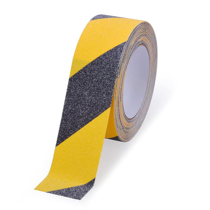 Qingluan Anti Slip Tape, Safety Non Slip Tape Outdoor Waterproof, High Adhesive Grip Tape for Stairs, Tread Step, Ramp, Skateboard, Caution to Keep from Slipping (Yellow/Black, 2 Inch x 33 Foot)
